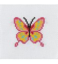 Goblen set Leptir | križni bod | 10x10cm