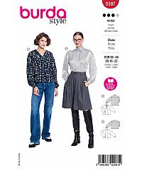 BURDA Kroj Bluza sa asimetričnim kopčanjem 5597