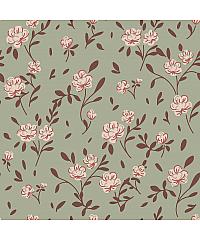 Nooteboom Krep jersey Cvjetni travnjak | stara mint | 95%CO / 5%EL 26661.026