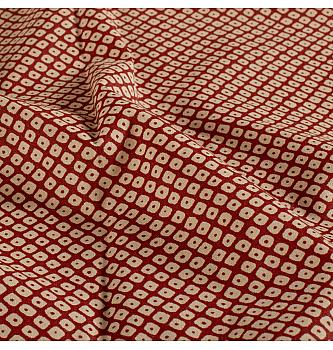 Popelin Sitna geometrija | bordo | 100%CO