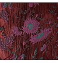 Jacquard Elegantno cvijeće | vinsko crvena | 100%PL