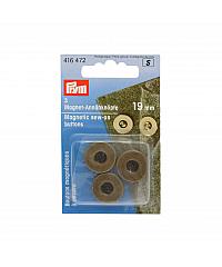 PRYM Prišivni magnetni gumbi | stari mesing | 19mm | 3kom 416472