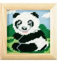 Goblen set Panda na livadi | 13x13cm