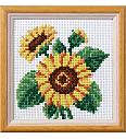 Goblen set Suncokret | križni bod |11x11 cm
