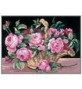 Goblen Košara s ružama |22x30 cm