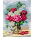 Goblen Raskošan viktorijanski buket ruža | Paul de Longpre | 30x40cm