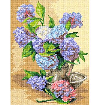 Goblen Hortenzije  | Madeleine Jeanne Lemaire | 30x40cm