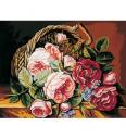 Goblen Košara s ružama | 37x47,5cm