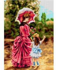ORCHIDEA Goblen Majka s djetetom | Charles Cres | 50x70 cm 2907R