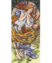 ORCHIDEA Goblen Proljeće | Alphonse Mucha | 30x40 cm 2374J