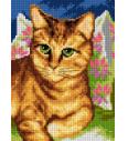 Goblen Narančasta mačka | 18x24 cm