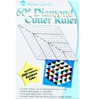 Patchwork šablona Diamond | 60°