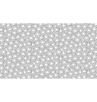 Patchwork blago Circles white | 110cm