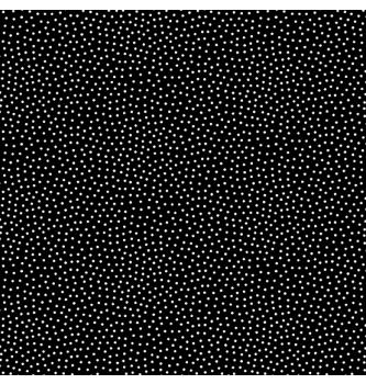 Patchwork blago Freckle black | 110cm