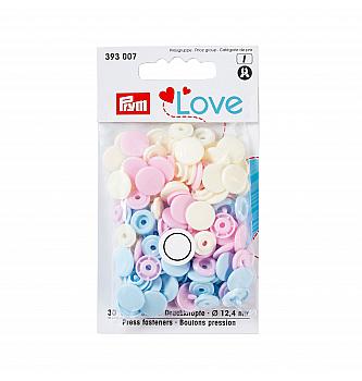 Plastični pritiskači | 12,4mm | 30kos | sortirani