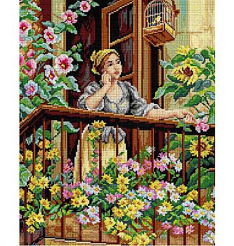 Gobelin Trenutek zamišljenosti izsek | Daniel Ridgway Knight | 40x50cm