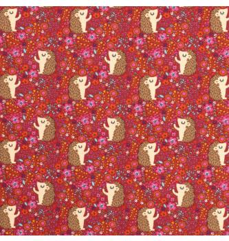 Jersey Ježkove sanje | rdeča | 95%CO / 5%EL