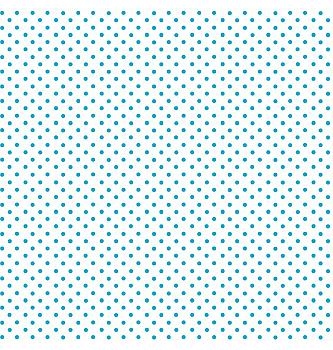 Patchwork blago Turquoise on white | 110cm