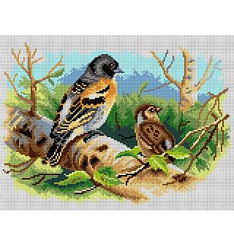 Gobelin Ptički na veji | Archibald Thorburn | 30x40cm