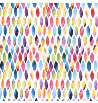 Jersey Barvita umetnost | bela | digitalni tisk | 95%CO / 5%EL