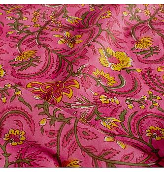 Batist batik Cvetlično | roza | 100%CO