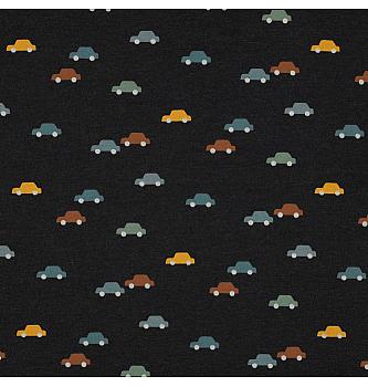 Jersey Mini avti | antracit melanž | 60%CO / 35%PL / 5%EL