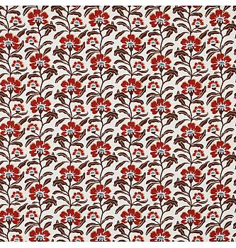 Viskozna tkanina Vintage cvetice | krem | 100%VI