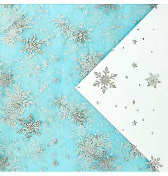 Til Frozen Crystals | aqua | metalik | 100%PL