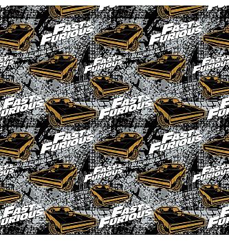 Jersey Fast & Furious | digitalni tisk | svetlosiva | 95%CO / 5%EL