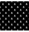 Poplin Piratski simbol | črna | 100%CO