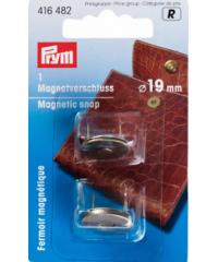 PRYM Magnetna zaponka za torbico | srebro | 19mm 416480