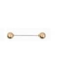 Zaponka s perlama | zlata | 95mm