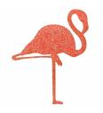 Našitek Flamingo