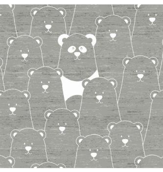 Medvedi | svetlo siva melanž | 65%CO / 30%PL / 5%EL