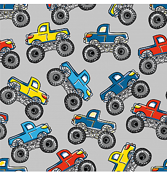 Jersey Monster truck | svetlosiva | 95%CO / 5%EL