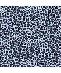 Nooteboom Jersey Leopardova koža | svetlomodra | 95%CO / 5%EL 16641.003