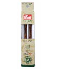 PRYM Pletilke z navojem Natural | dolge | 6mm 223308