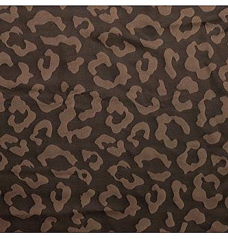 Viskozni žakard Leopard | rjava | 58%VI / 42%PL