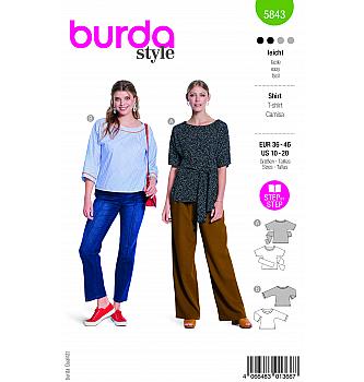 Kroj Bluza z vratno obrobo
