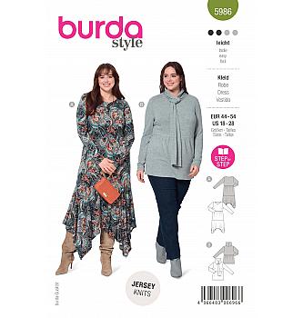 Kroj Obleka in tunika iz jerseya