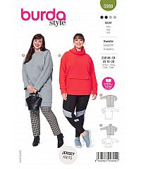 BURDA Kroj Športna obleka in pulover 5988