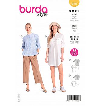 Kroj Bluza in tunika z ruskim ovratnikom