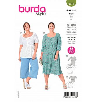 Kroj Obleka in bluza z nabranim izrezom