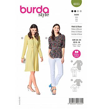 Kroj Obleka in bluza z detajlom gub