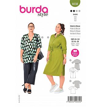 Kroj Srajčna obleka in bluza z V izrezom