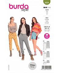 BURDA Kroj Spodnji del trenirke 6054