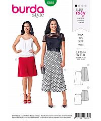 BURDA Kroj Poletno krilo 6818