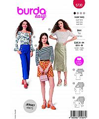 BURDA Kroj Majica z razkritimi rameni 5730