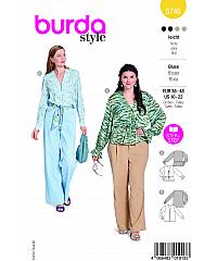 BURDA Kroj Ženstvena bluza z V izrezom 5746