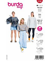 BURDA Kroj Bluza s širokimi rokavi 5709
